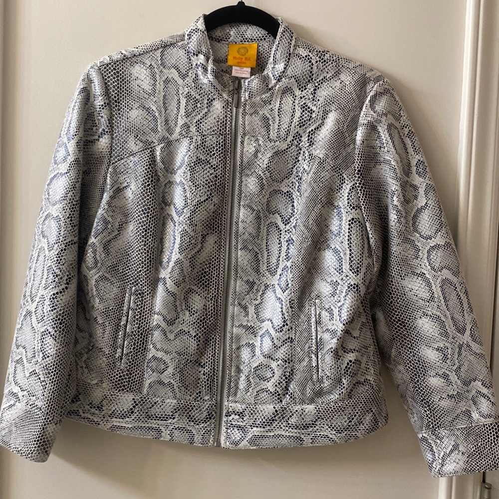 Ruby Rd. Snake Skin Look Jacket - Picture 1 of 6